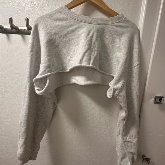 Joah Brown Cropped Sweatshirt - Picture 2 of 4